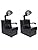 BR Beauty Set of 2 Kate Dryer & Chair Combos