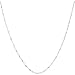 925 Sterling Silver 1.2 MM Singapore (Twisted Curb) Chain Necklace Italian Thin Strong Lobster Claw Clasp 16 - 30