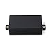 Tinksky Plastic Sealed Humbucker Pickup Cover fit SQ ST Pickup Guitar Parts (Black)