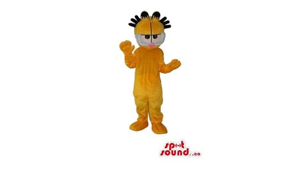 Garfield Cat Cartoon Character Plush Mascot Spotsound Canada With
