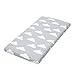 Bassinet Sheets, 2 Pack Cloud & Chevron Fitted Soft Jersey Cotton Cradle Bedding
