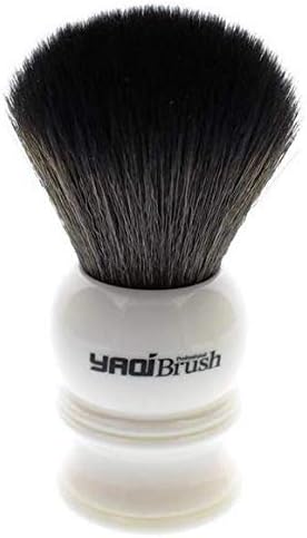 Yaqi White Handle Synthetic Shaving Brush