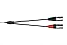 Hosa HMX-010Y Pro Stereo Breakout Cable - 3.5mm TRS Male to Dual XLR Male - 10 foot