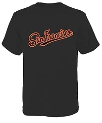 Mens San Francisco Classic Baseball Crew Neck Tee
