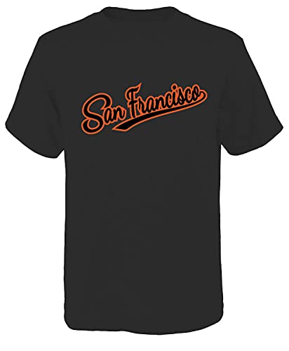 Mens San Francisco Classic Baseball Crew Neck Tee