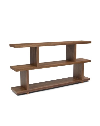 Moe's Home Collection 63 by 32-Inch Miri Small Shelf, Walnut Veneer