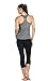 icyzone Workout Tank Tops for Women - Racerback Athletic Yoga Tops, Running Exercise Gym Shirts(Pack of 3)(XL, Charcoal/Lavender/Peach)