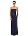 PattyBoutik Women's Strapless Pleated Blouson Maxi Dress