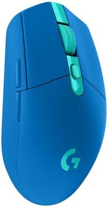 Logitech G305 LIGHTSPEED Wireless Gaming Mouse, Hero 12K Sensor, 12,000 DPI, Lightweight, 6 Programmable Buttons, 250h Battery Life, On-Board Memory, PC/Mac - Blue