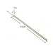 suchadaluckyshop mbb Women Gold Choker Collar Bow Rhinestone Crystal Pendant Chain Necklace Jewelry F