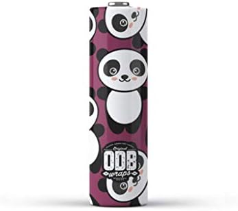 5 PC Panda 18650 Battery Wraps Heat Shrink Sticker Sleeve Wrap