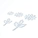Whitelotous 5pcs Flower Leaves Cutting Dies Handmade DIY Stencils Template Embossing for Card Scrapbooking Craft