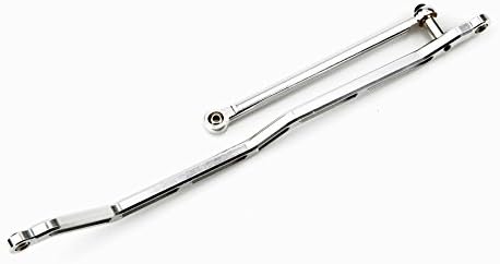 ALIENTAC Aluminum Steering Link Arm Silver For Axial Wraith RC 1/10 Crawler