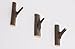Decorative Wood Adhesive Hooks, Creative Vintage Wall Hooks, Key Holder, Strong Suction Hooks (Large)