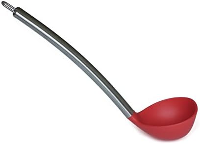 iCarenis Heat Resistant Silicone Kitchen Utensils Turner Spatula, Serving Spoon, Pasta Server, Deep Ladle, Strainer