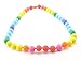 Teether - Rainbow Silicone Teething Nursing Necklace for Mom & Baby - BPA free - Latex Free