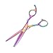 Kilajojo Hair Thinning Scissors - Professional Hair Thinning Shears/Teeth Scissors - Sharp Edges and Rainbow Color