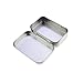 LJY 22 Pieces Rectangular Metal Empty Hinged Tins Containers Basic Necessities Home Storage Organizer Mini Box Set (3.75 x 2.45 x 0.8 inch)