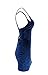 Zyyfly Doramode Womens Spaghetti Strap Bodycon Sleeveless Backless Velvet Sexy Short Club Dress