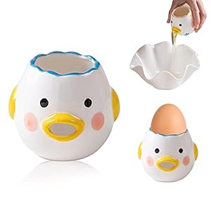 Mlysnd-Egg-Separator-Cartoon-Vomiting-Chicken-Egg-White-Separator-Novelty-Funny-Portable-Kitchen-Gadgets-Baking-Tool-Egg-White-for-Kitchen-Bakery-Ceramics-1Pcs-Yellow Mlysnd Egg Separator, Cartoon Vomiting Chicken Egg White Separator Novelty Funny Portable Kitchen Gadgets Baking Tool Egg White for Kitchen, Bakery, Ceramics (1Pcs, Yellow)