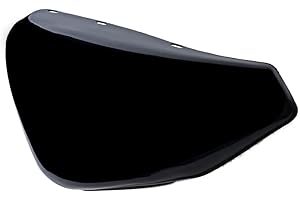Left Side Battery Cover Compatible with 2004-2013 Harley Sportster XL1200 XL883 Seventy Two Forty Eight (Glossy Black)