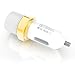 Foxx 3.1A Dual USB Super Fast Car Charger, 2 Port Intelligent Output for Charging Apple and Android Devices (White)