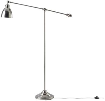 Ikea 300 895 76 Barometer Floor Reading Lamp Nickel Plated
