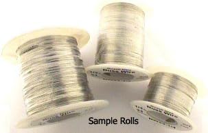 18AWG Bare Tinned Copper Bus Wire - 1 Pound Roll