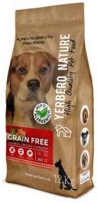 YERBERO Nature Grain Free salmón/Trucha Comida para Perros SIN Cereales 12kg