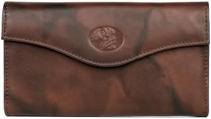 Julia Buxton Heiress Leather Organizer Clutch Handbag Wallet with