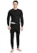 Rocky® Men's Mid Weight Wicking Thermal 2pc Top and Pant Underwear Set (Xlarge, Black)
