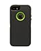 WallSkiN Case for iPhone 5S / 5 / SE (2016) with Screen Protector Heavy Duty Full Body Military Grade Drop Protection Carrying Cover Holder | Holster for Men Belt with Clip Stand – Dark Gray/Green