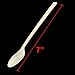 uxcell Plastic Soup Spoons, Practical Disposable Spoon, Great for Home, Party, Picnics, Restaurant, Fast Food, Outdoor Events, 100 Pcs