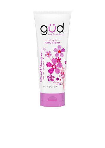 Gud Floral Cherrynova Natural Hand Cream, 3 Ounces