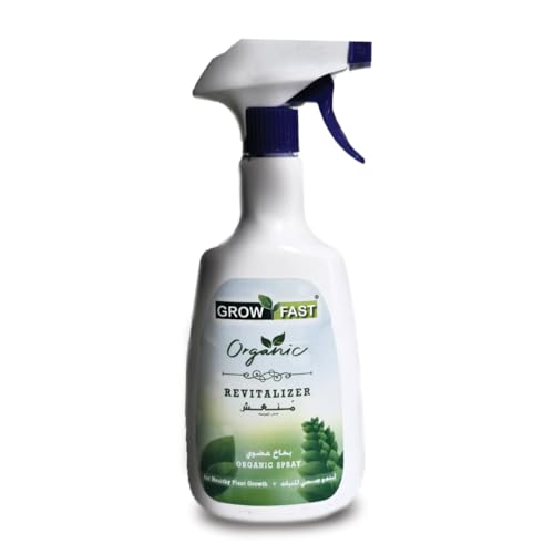 Organic Growth Fertilizer Spray (860 ml) - Organic Revitilizer Outdoor & Indoor Plant Food - All-Purpose, Nutrient-Rich Lawn Fertilizer & Soil Enhancer for House Plants, Green Leaves
