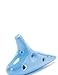 ”Joy of Thrush” 12 Hole Alto C Sweet Potato Ocarina Pottery Ocarina with a Protective Bag and Songbooks (Water Blue)