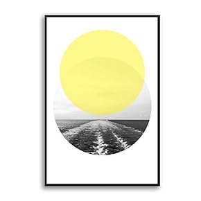 Framed Canvas Home Artwork Decoration Abstract Canvas Wall Art for Living Room, Bedroom - 16x24 inches