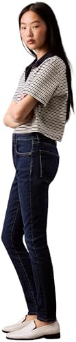 Vaqueros Mujer Skinny Blue Orbit Talle Medio, Azul (Blue Orbit), 30W/34L