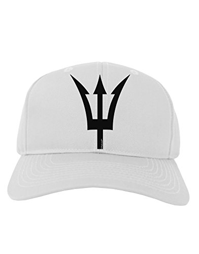 TooLoud Trident of Poseidon Adult Baseball Cap Hat - White