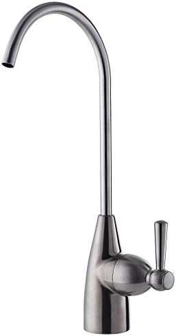 Derengge DF-0016-BN Lead Free Drinking Water Filtration Faucet,1/4-Inch Tube, Brush Nickel