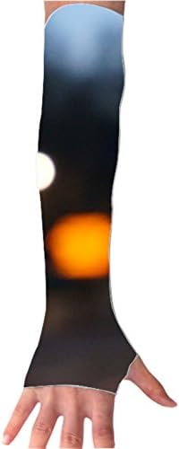 Yijiafu An Abstract Image Created Using Street Lights And A Bokeh Effect Arm Cooling Sleeves Sports Compression Sleeves Tattoo Cover For Men Women