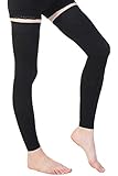 Ztl Thigh High Compression Stockings Women Men, 30-40 mmHg Medical Grade Gradient Compression Socks with Silicone Band, Treatment Swelling, Varicose Veins, Edema (Open Toe/Closed Toe/Footless)