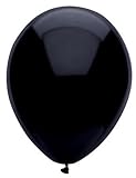 Pitch Black 12in Balloons 72ct