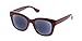 Peepers by PeeperSpecs Women's Center Stage Sun Polarized Oversized Reading Glasses, Berry, 52 mm + 0 + 0