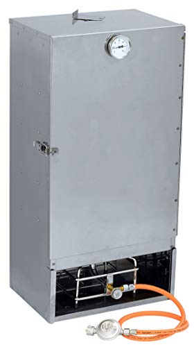 Nischenmarkt Räucherofen/Räucherschrank in Edelstahl + Gasbrenner 2,5kw mit viel Zubehör – Bild 3