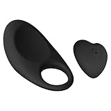Vibrating Cock Ring, Penis Ring Vibrator with Wireless Remote Control, Full Flexible Silicone &10 Vibration Modes Clitoral Stimulator Adult Sex Toy for Men and Couple