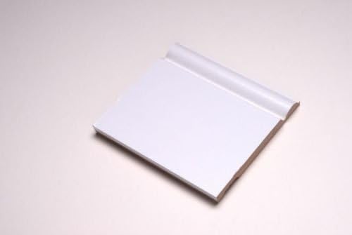 White Finished MDF Architrave Board - Torus Design 2 pack (4.8m pack length) = 2 x 70mm x 15mm x 2400mm Boards. *FREE DELIVERY* to UK Mainland Addresses.