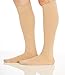 Mojo Compression Socks for Women and Men 20-30mmHg Knee High - Graduated Knee High Compression Stockings for Bariatric Surgery Recovery, Edema, DVT - Beige, Medium - AB201