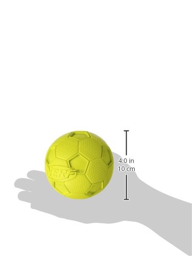 Nerf Dog Soccer Squeak Ball Dog Toy, Large, Green