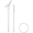BEABA Silicone Straw Sippy Cup Straw Kit, Replacement Straw for Stainless Steel Sippy Cup + Straw Sippy Cup